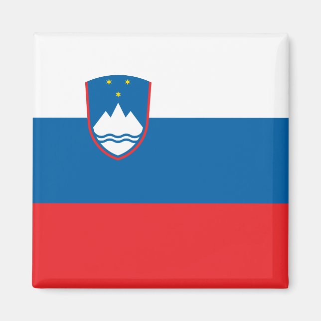 Slovenia Flag Magnet (Front)