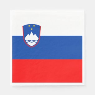 Slovenia Flag Napkin