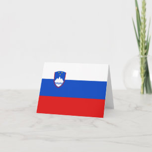Slovenia Flag Notecard