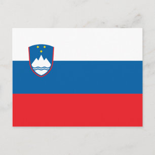Slovenia Flag Postcard