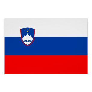 Slovenia Flag Poster