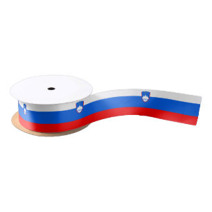 Slovenia Flag Satin Ribbon