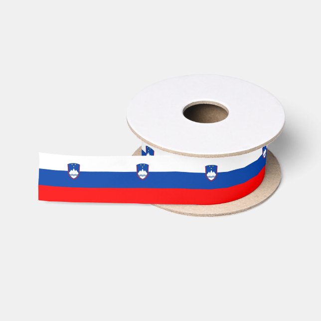 Slovenia Flag Satin Ribbon (Spool)