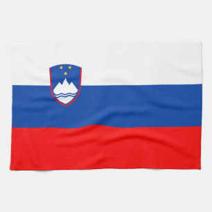 Slovenia Flag Tea Towel
