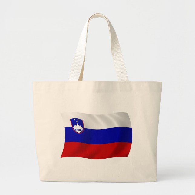 Slovenia Flag Tote Bag (Front)