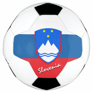 Slovenia Football & Slovenian Flag / Sports Soccer Ball