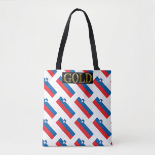 SLOVENIA GOLD TOTE BAG