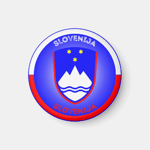 Slovenia Heritage Emblem Magnet