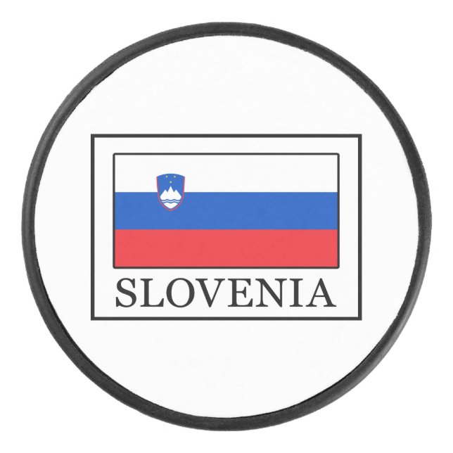 Slovenia Hockey Puck (Front)