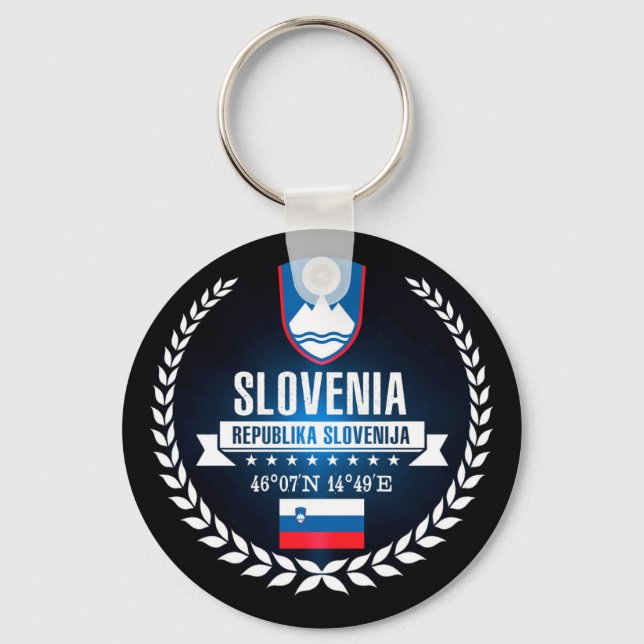 Slovenia Key Ring (Front)