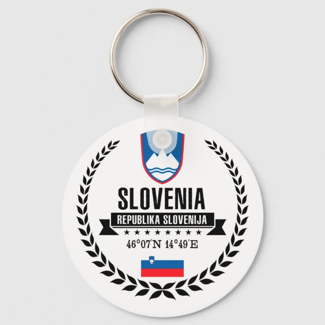 Slovenia Key Ring (Front)