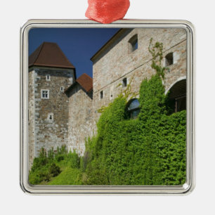 SLOVENIA, Ljubljana: Castle Hill / Ljubljana Metal Tree Decoration