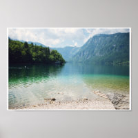 Slovenia Mountains and Lake Bohinj Landscape Photo