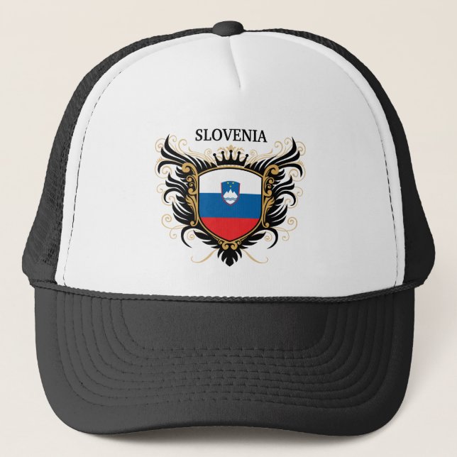 Slovenia [personalise] trucker hat (Front)