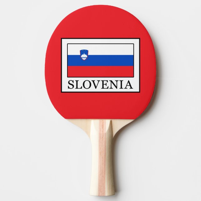 Slovenia Ping Pong Paddle (Front)