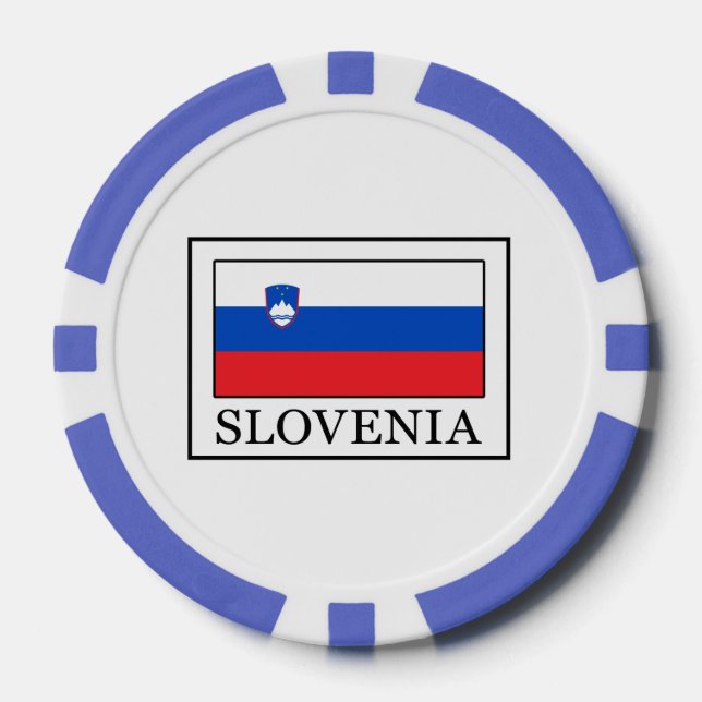 Slovenia Poker Chips (Front)