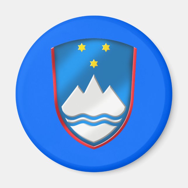 Slovenia Soccer Magnet (Front)