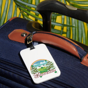 Slovenia Travel logo Luggage Tag