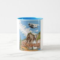 Slovenia Vintage style travel poster