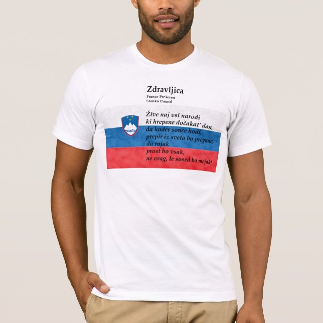Slovenia - Zdravljica T-Shirt (Front)