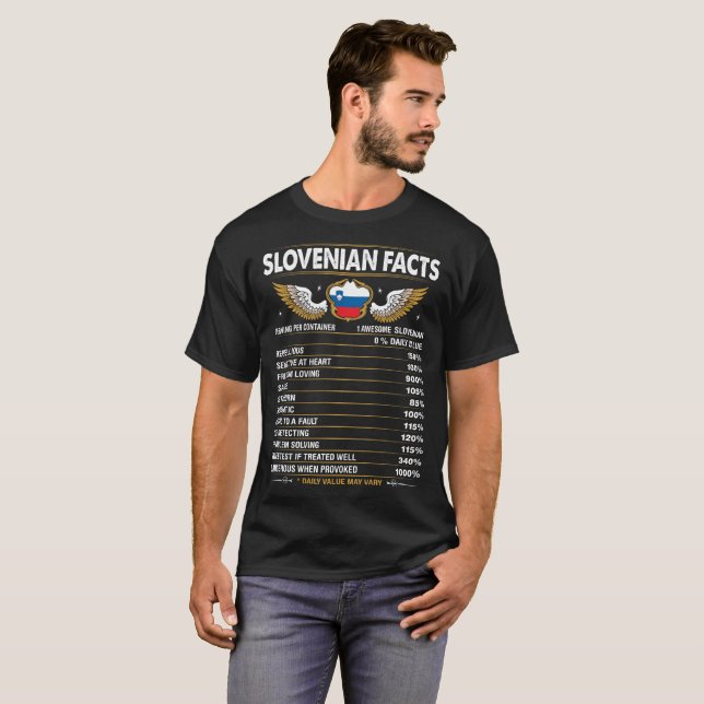 Slovenian Facts Romantic Problem Solving T-Shirt (Front Full)