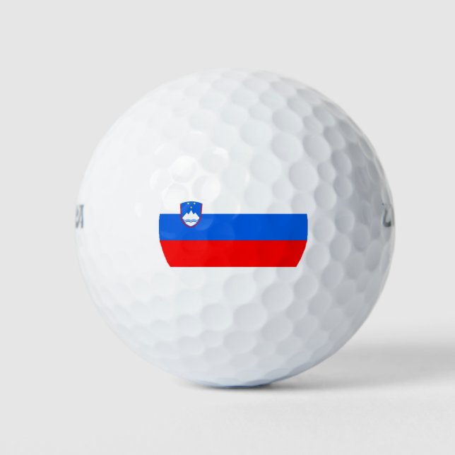 Slovenian Flag Golf Balls (Front)