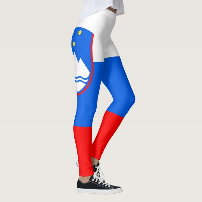 Slovenian Flag Leggings (Right)