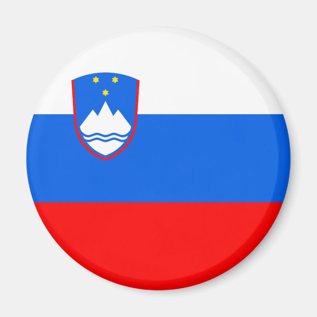 Slovenian Flag Magnet (Front)
