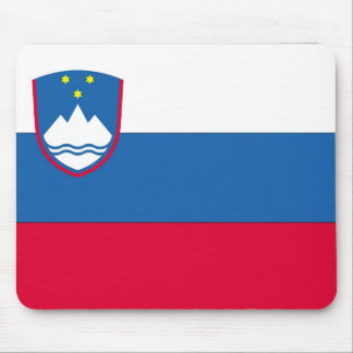 Slovenian Flag Mouse Pad