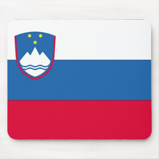 Slovenian Flag Mouse Pad (Front)