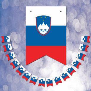Slovenian Flag & Party Slovenia Banners / Weddings