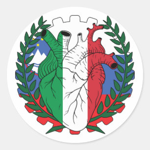 Slovenian Slovenia Saint Josephs Day italian Italy Classic Round Sticker