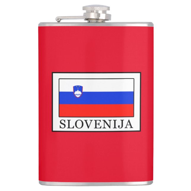 Slovenija Hip Flask (Front)
