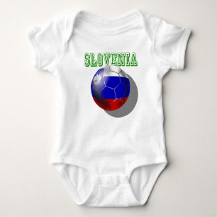 Slovenija Slovenia futbal Nogomet soccer ball Baby Bodysuit