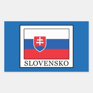 Slovensko Rectangular Sticker