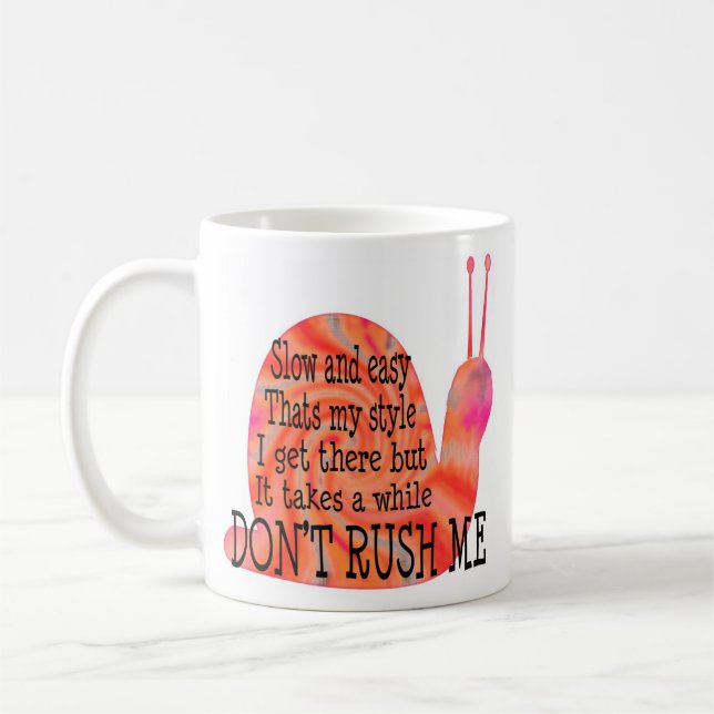slow and easy coffee mug (Left)