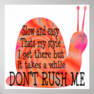 slow and easy poster