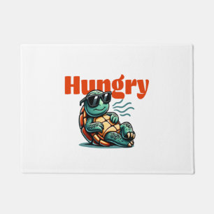 Slow and Hungry – Cool Turtle Doormat
