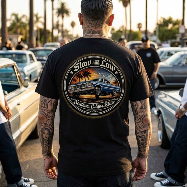 Slow and Low Califas Stilo back-hit  T-Shirt (Slow and Low Califas Stilo back-hit T-Shirt)