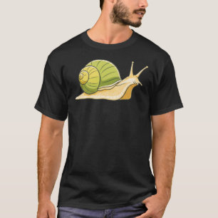 Slow and Steady Snail Illustration-Calm Low Energy T-Shirt