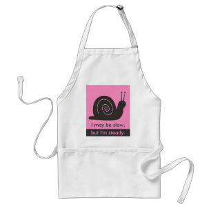 Slow and Steady snail Standard Apron