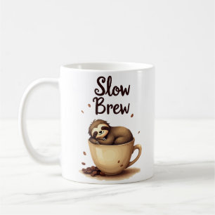 Slow Brew Coffee Sloth Mug