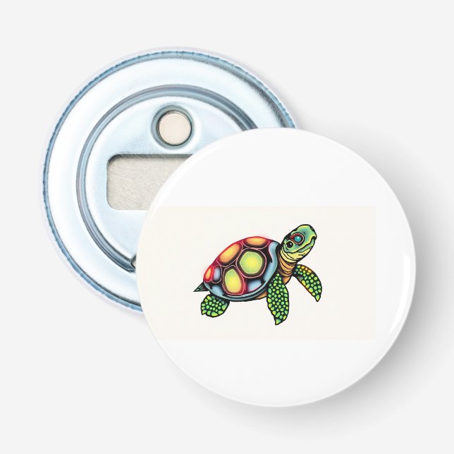 Slow But Legendary Turtle Bottle Opener (Front)
