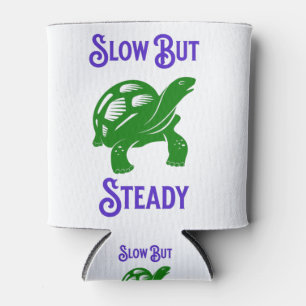 Slow but Steady Funny Turtle Can Cooler