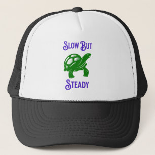 Slow but Steady Funny Turtle Trucker Hat
