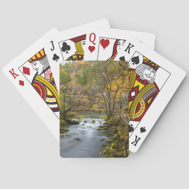 Slow Down At Alley Playing Cards (Back)