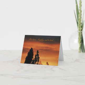 Slow  down, Simplify and be kind...... Card
