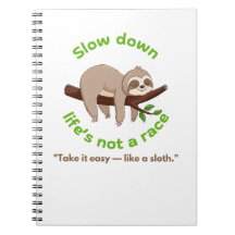 Slow Down – Sloth Graphic Tee & Gift