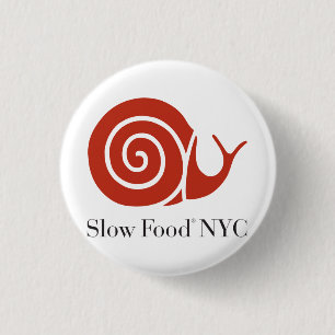 Slow Food NYC logo products 3 Cm Round Badge
