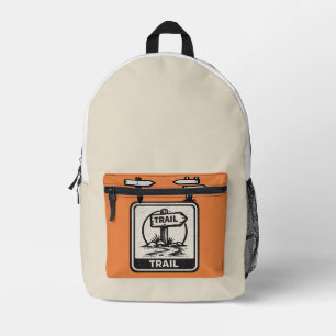 Slow Hiker Graphic Backpack